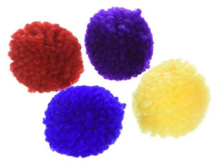 Wool Pom Poms with Catnip Cat Toy 1 count by Spot Online Hot Sale