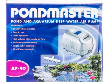 Pond & Aquarium Deep Water Air Pump AP 40 (5,000 Gallons - 2,900 Cubic Inches per Minute) by Pondmaster Online Sale