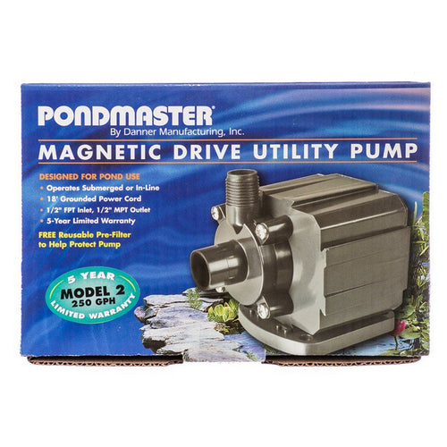 Pond-Mag Magnetic Drive Utility Pond Pump Model 2 (250 GPH) by Pondmaster Discount